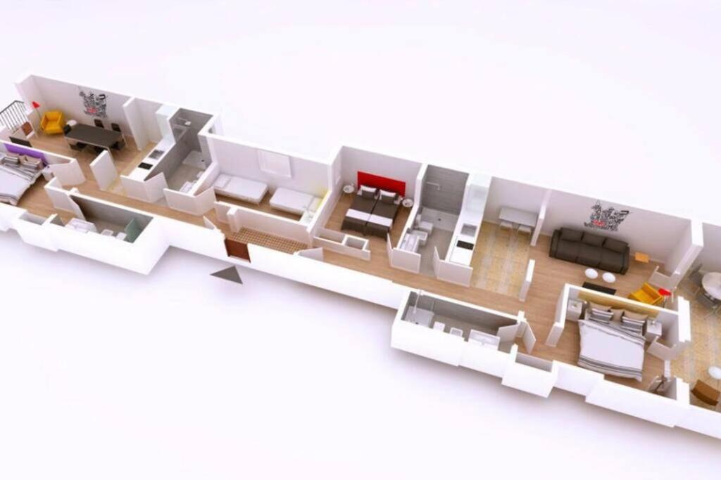 Perfectly Located 4Bed 4Bath Apartment In Barcelona 3 1 المظهر الخارجي الصورة