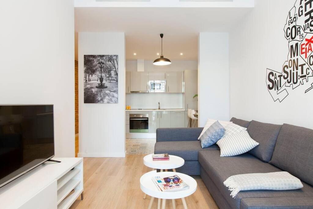 Perfectly Located 4Bed 4Bath Apartment In Barcelona 3 1 المظهر الخارجي الصورة